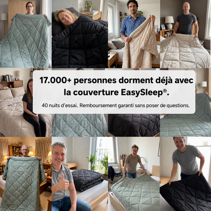 Couverture EasySleep® – La couette 2 en 1 à séchage rapide qui élimine le besoin de draps.