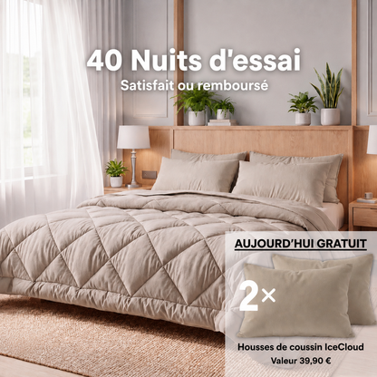 Couverture EasySleep® – La couette 2 en 1 à séchage rapide qui élimine le besoin de draps.