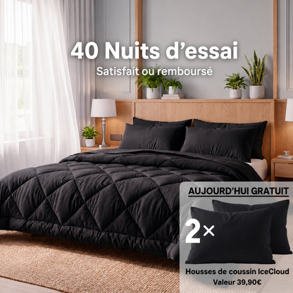 Couverture EasySleep® – La couette 2 en 1 à séchage rapide qui élimine le besoin de draps.