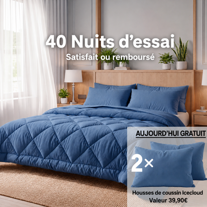 Couverture EasySleep® – La couette 2 en 1 à séchage rapide qui élimine le besoin de draps.